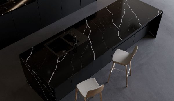 Black Marquina install 2