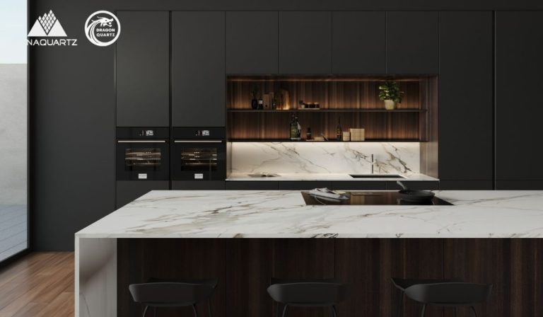 Read more about the article Twilight Palette With Printed Veins: Nature and Modern Elegance with White Quartz