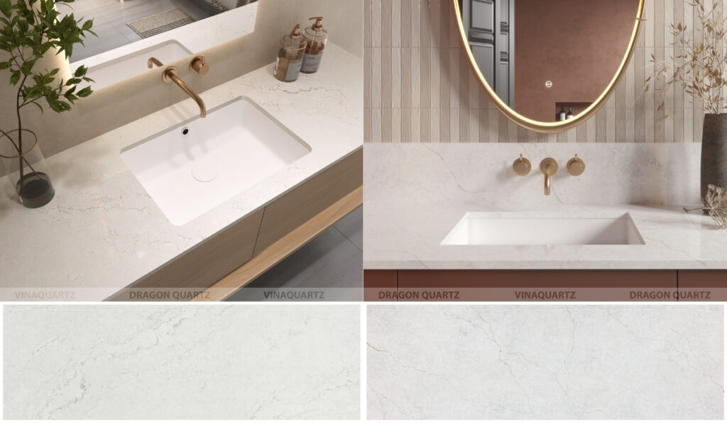 Stormi and Lumi Snow Quartz Slab