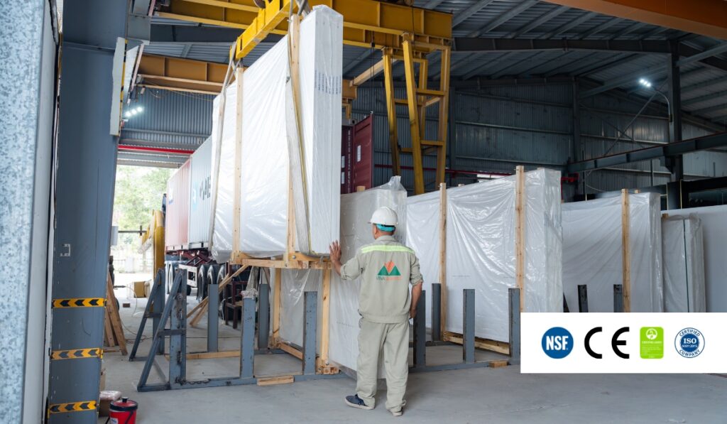 VinaQuartz Low Silica Quartz Slabs